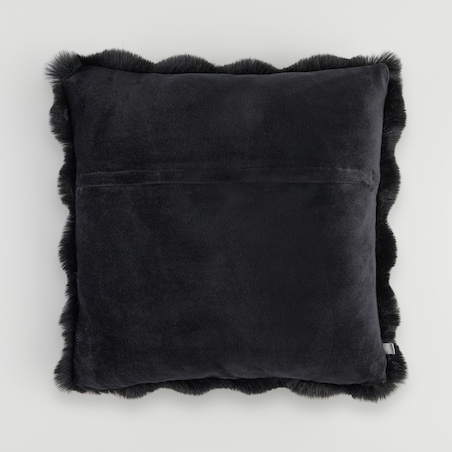 Poszewka Futrzana Bares 45x45 cm w kratę