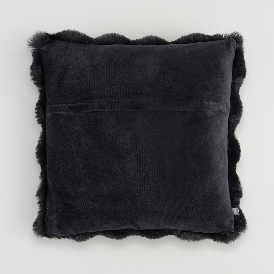 Poszewka Futrzana Bares 45x45 cm w kratę