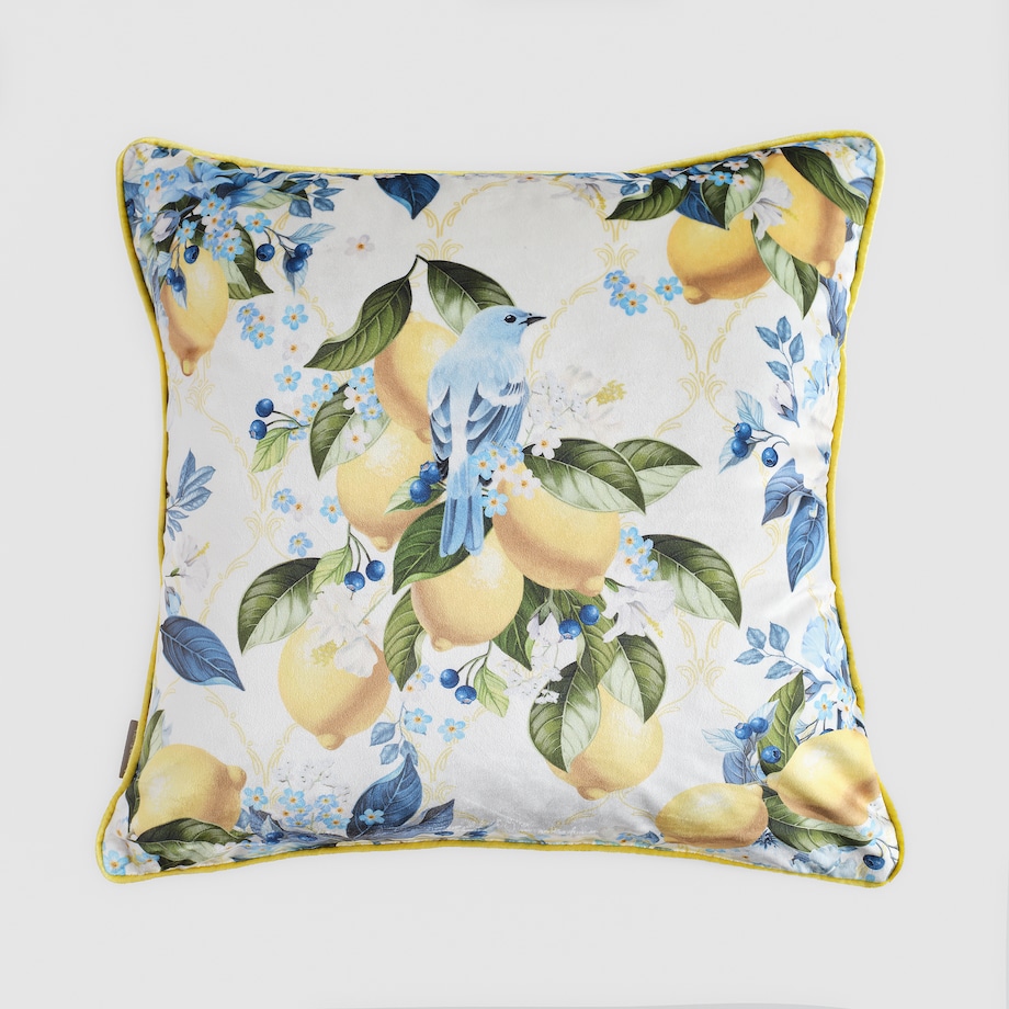 Poszewka z nadrukiem Lemondi 45x45 cm z motywem owoców