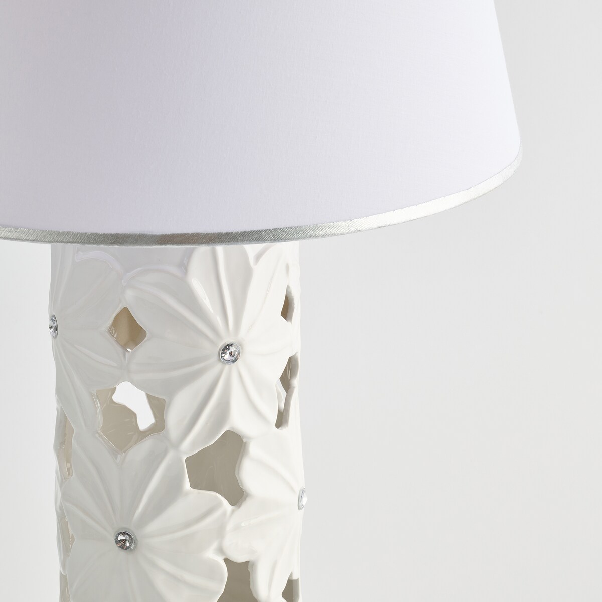 Lampa Stołowa Filonki z motywem kwiatowym