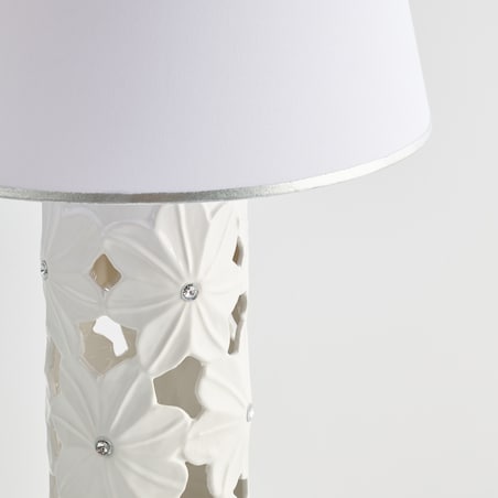 Lampa Stołowa Filonki z motywem kwiatowym