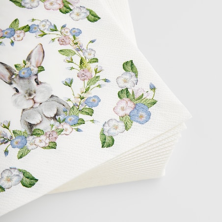 Komplet Serwetek Pansilo z motywem królika