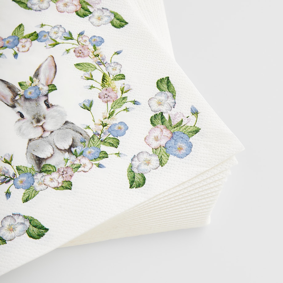 Komplet Serwetek Pansilo z motywem królika