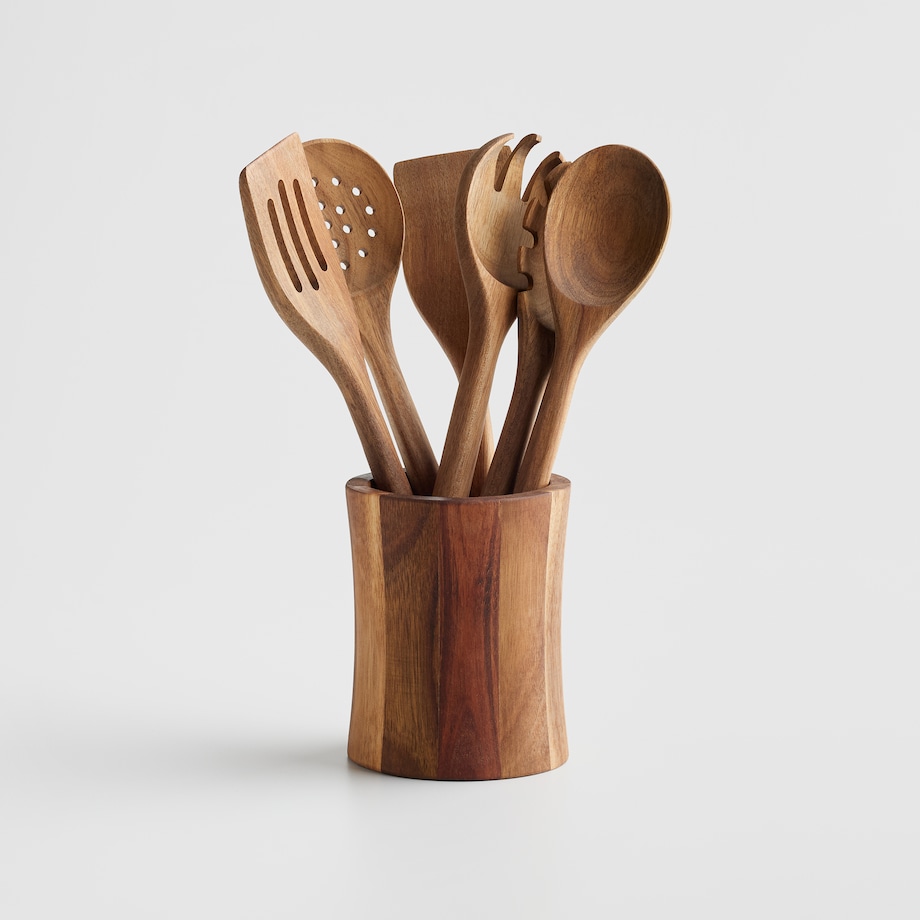 6-elementowy Zestaw Utensyliów ze stojakiem Trebiens