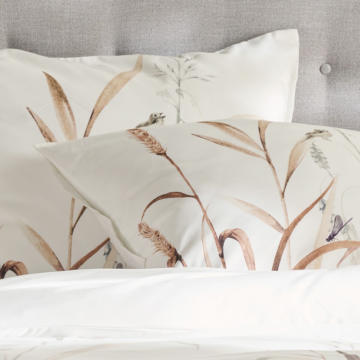 Pościel Z Mikrofibry Osmanta 160x200 cm z motywem roślinnym