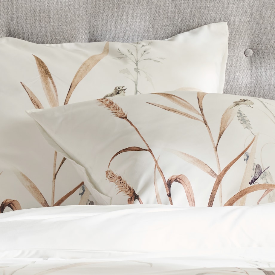 Pościel Z Mikrofibry Osmanta 160x200 cm z motywem roślinnym