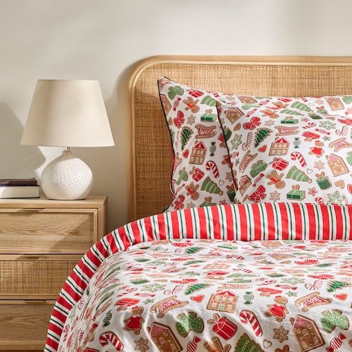 Pościel bawełniana z lamówką Ginno