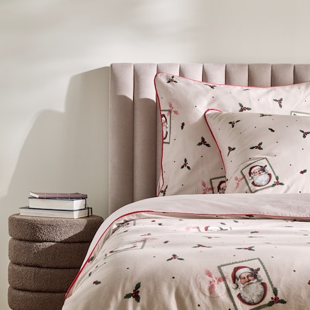 Pościel z bawełny satynowej z lamówką Winterpost