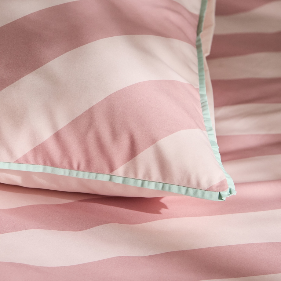 Pościel z mikrofibry z lamówką Pasiu