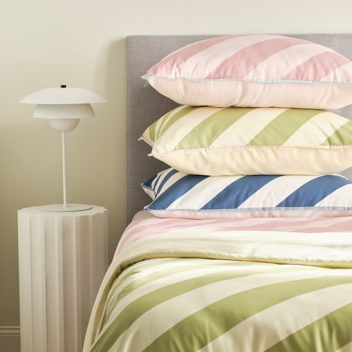 Pościel z mikrofibry z lamówką Pasiu