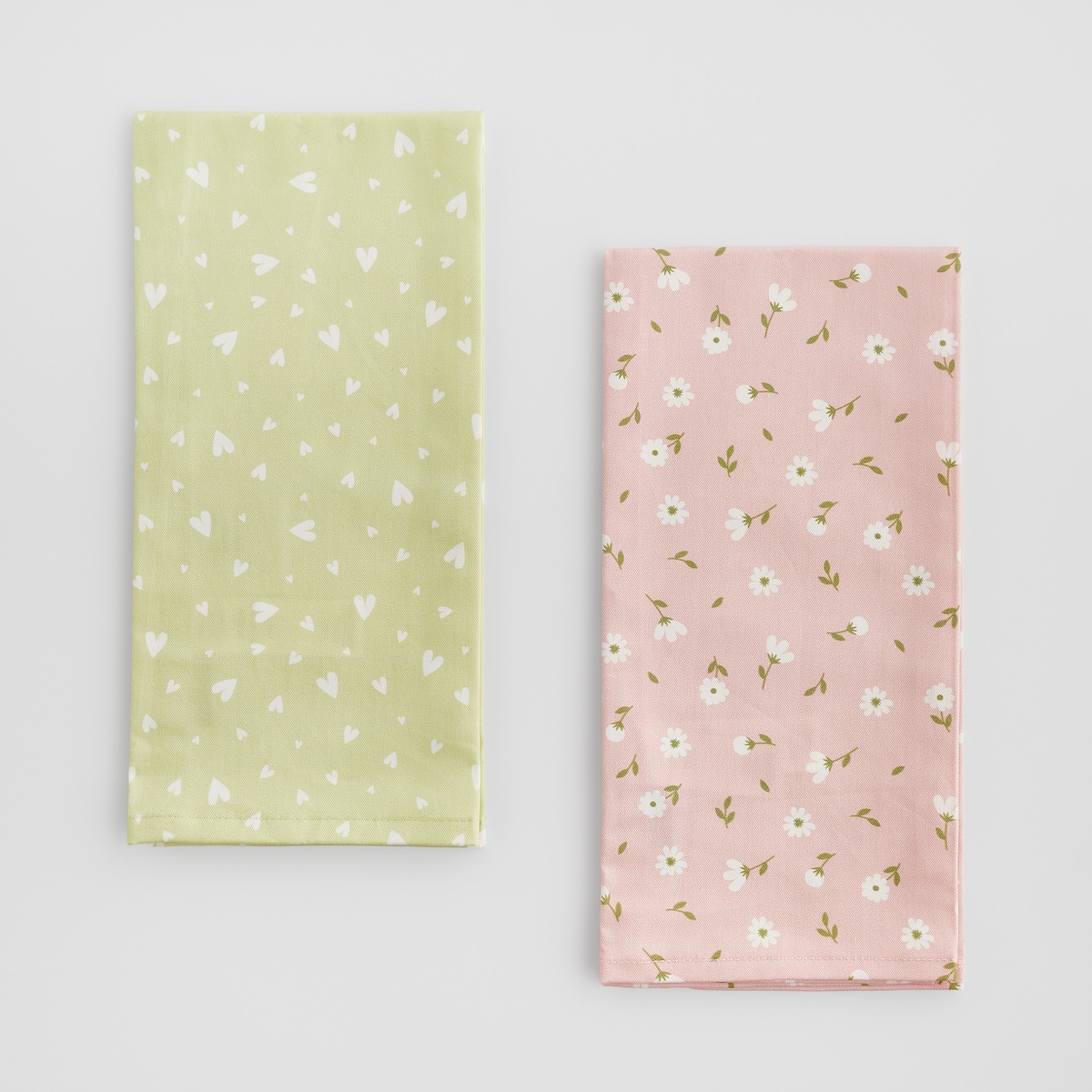 Komplet Ścierek Avis z motywem serca