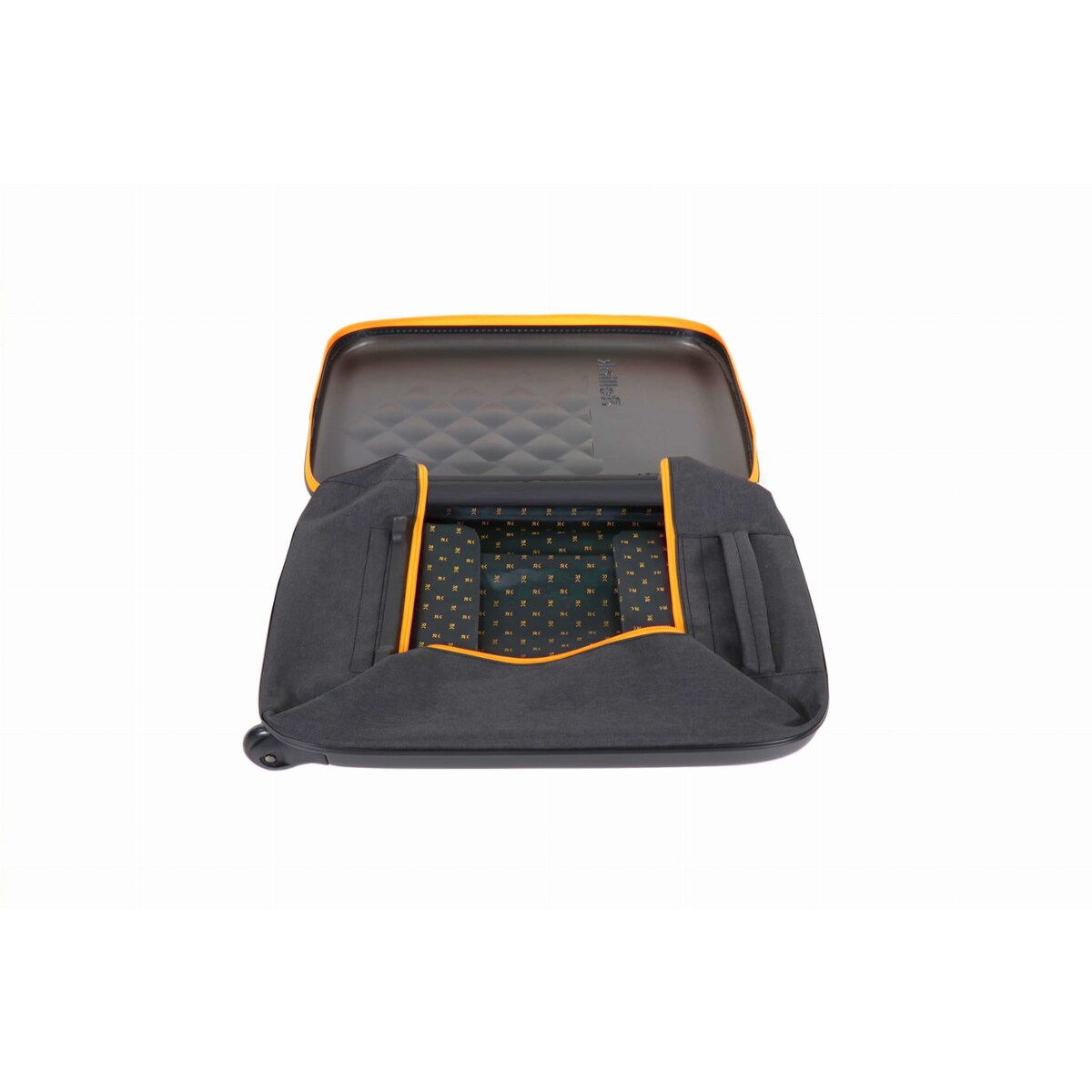 Składana walizka kabinowa Rollink, orange bloom