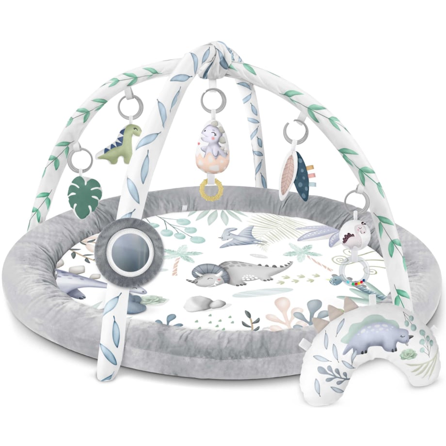 Mata edukacyjna interaktywna dla niemowląt kokon kojec gniazdo Nukido