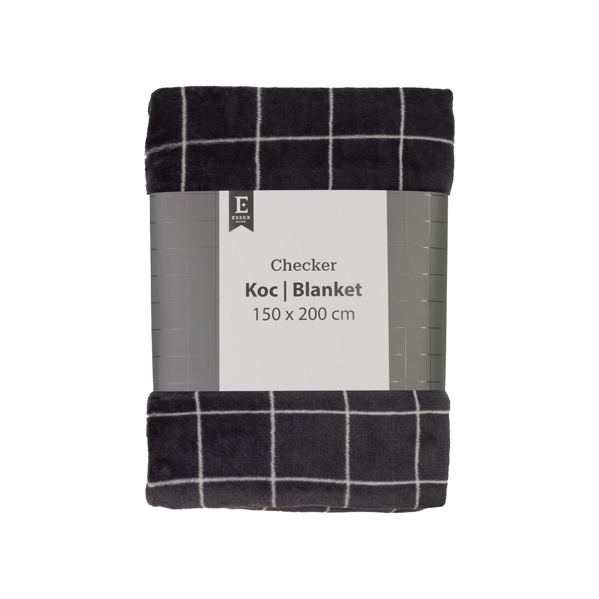 Drukowany koc Checker 150x200 cm