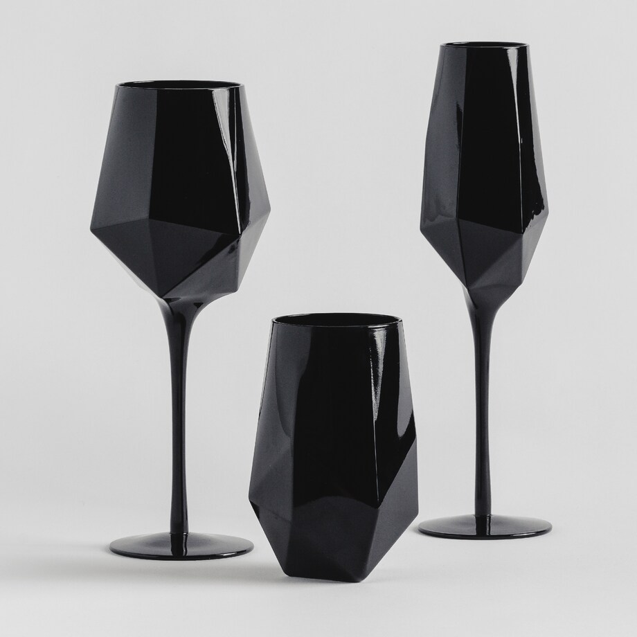 Wine Glass Irma Black 