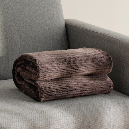 Koc Polarowy w Drobny Wzór Abbis 140x190 cm