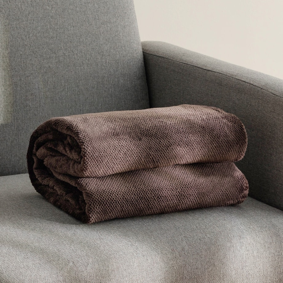 Koc Polarowy w Drobny Wzór Abbis 140x190 cm