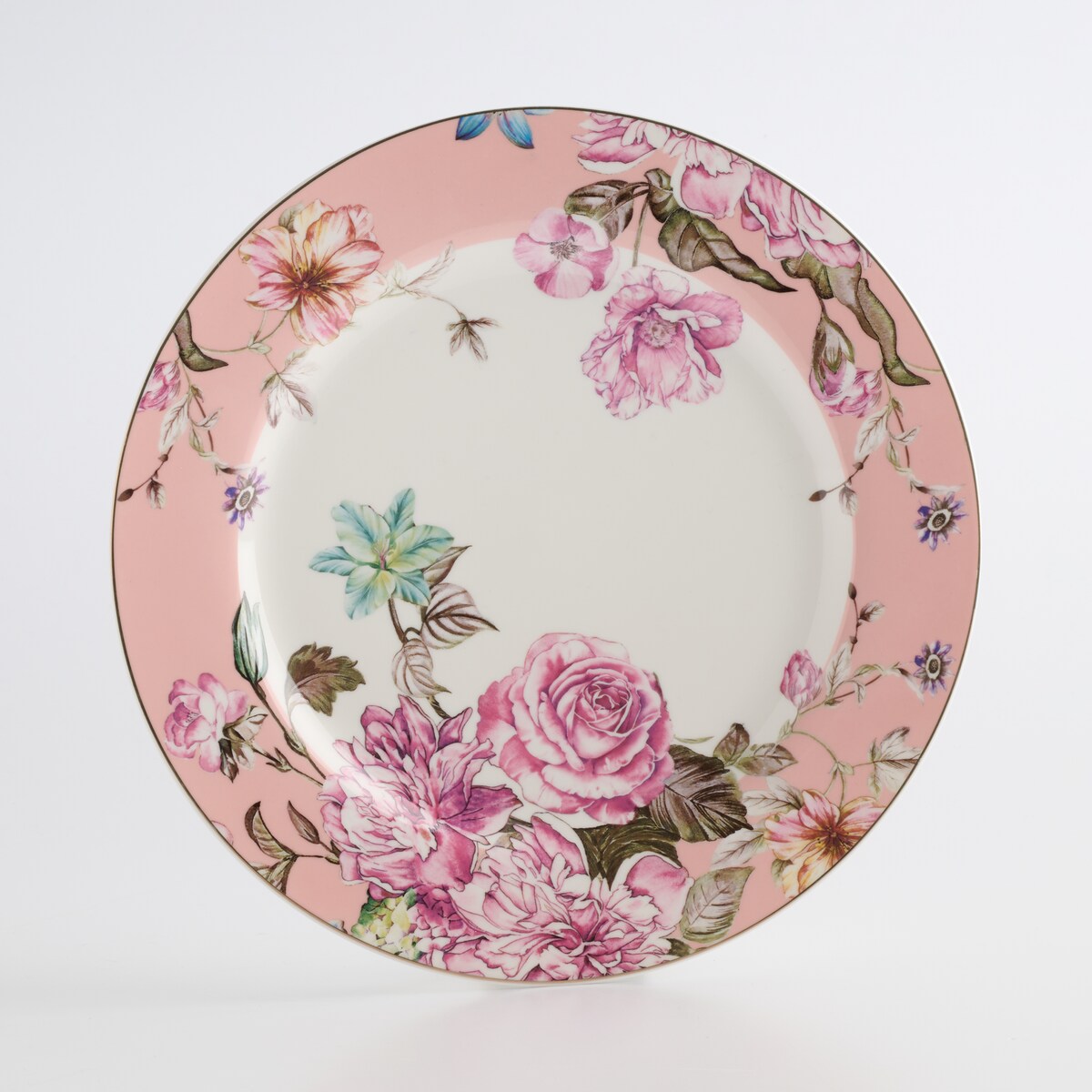 Talerz Obiadowy Rosal z motywem kwiatowym