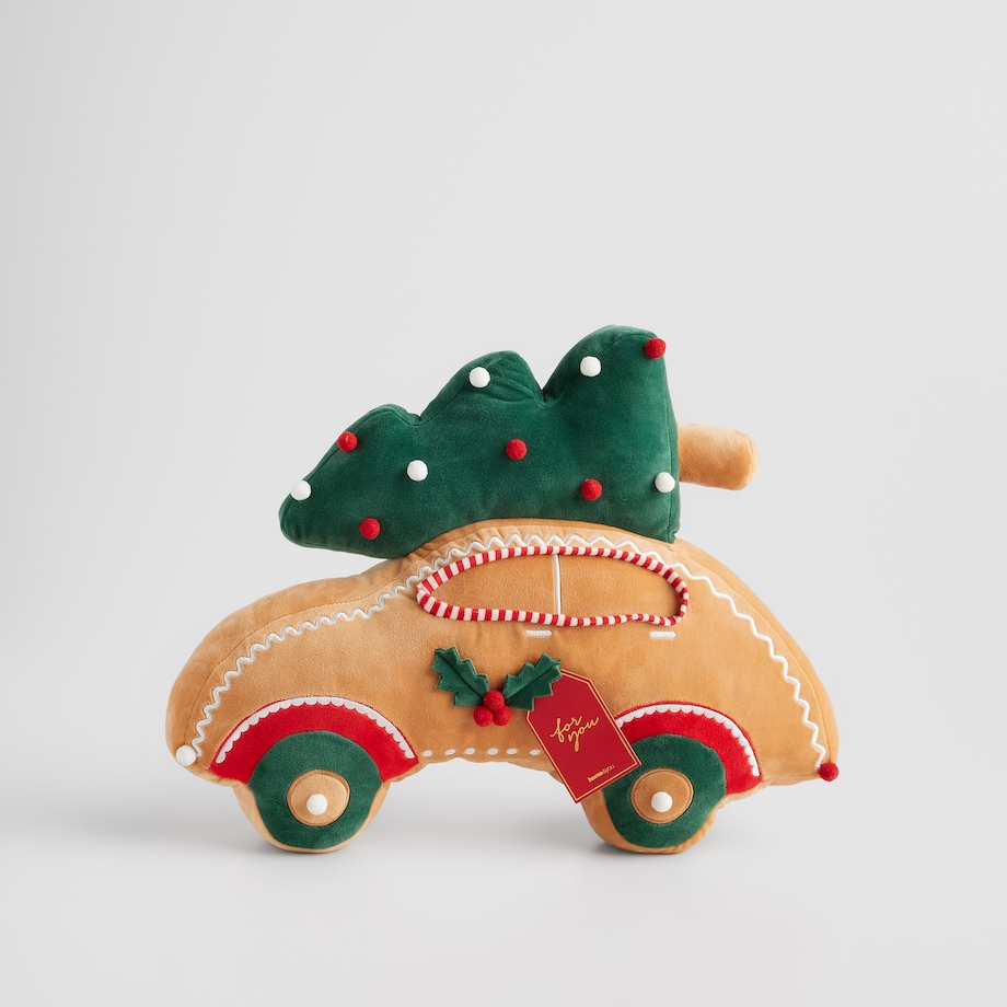 Poduszka Dekoracyjna Gingerbrum z motywem piernika