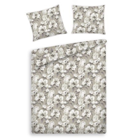Pościel Bawełniana Aurelli 160x200 cm z motywem kwiatowym