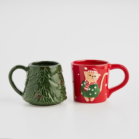 Kubek Catfri z motywem zwierząt leśnych