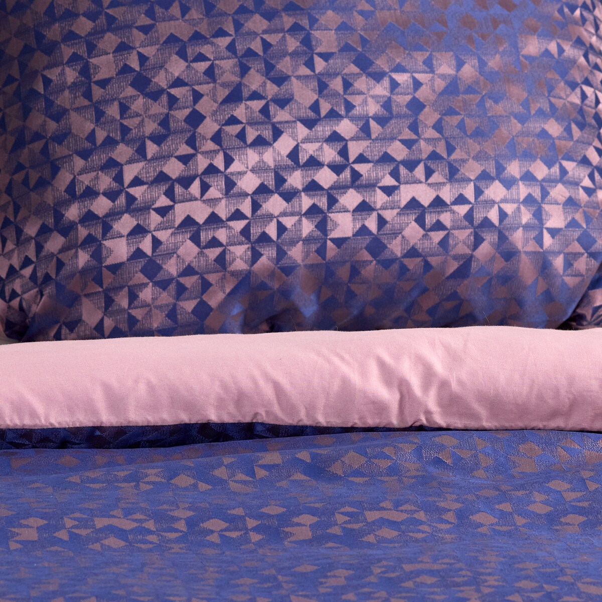 Pościel Żakardowa Modulo 160x200 cm z motywem geometrycznym