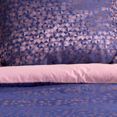 Pościel Żakardowa Modulo 160x200 cm z motywem geometrycznym