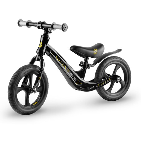 Rowerek biegowy dla dzieci magnesium Ricokids Funnu czarny 760500