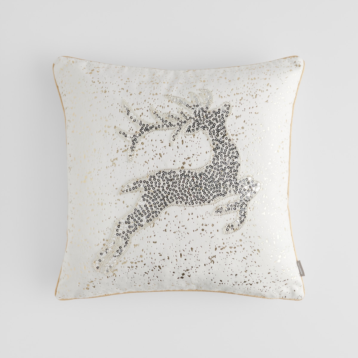 Poszewka Haftowana Dridis 45x45 cm z motywem renifera