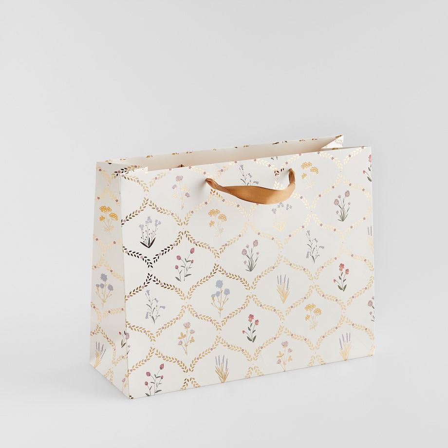 Torba Prezentowa Vintagio z motywem kwiatowym