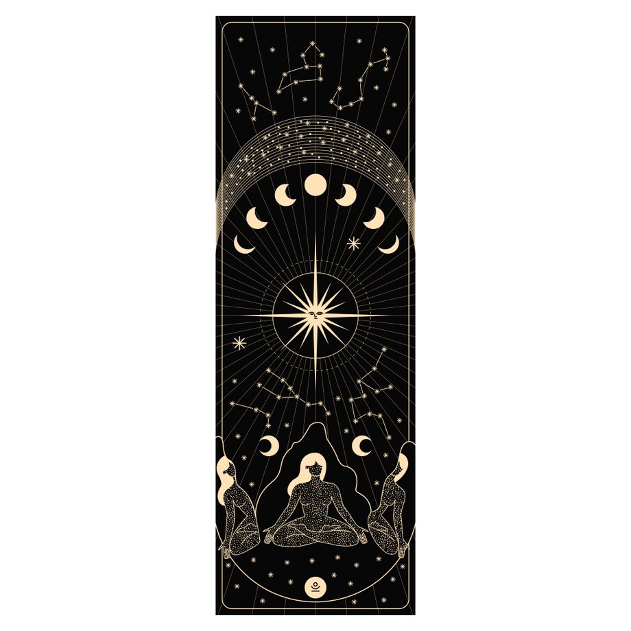 Podróżna mata do jogi, ćwiczeń i pilatesu UNIVERSE TRAVEL - kauczukowa, antypoślizgowa