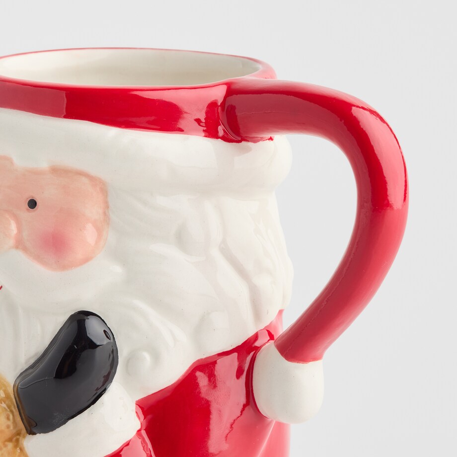 Kubek Gingersanta z motywem mikołaja