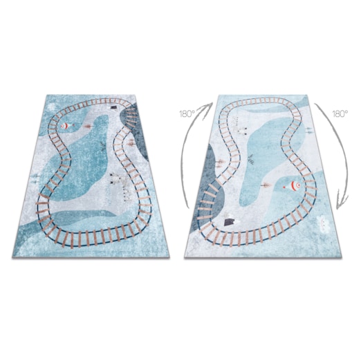 Dywan do prania JUNIOR 52243.801 Tory dla 160x220 cm