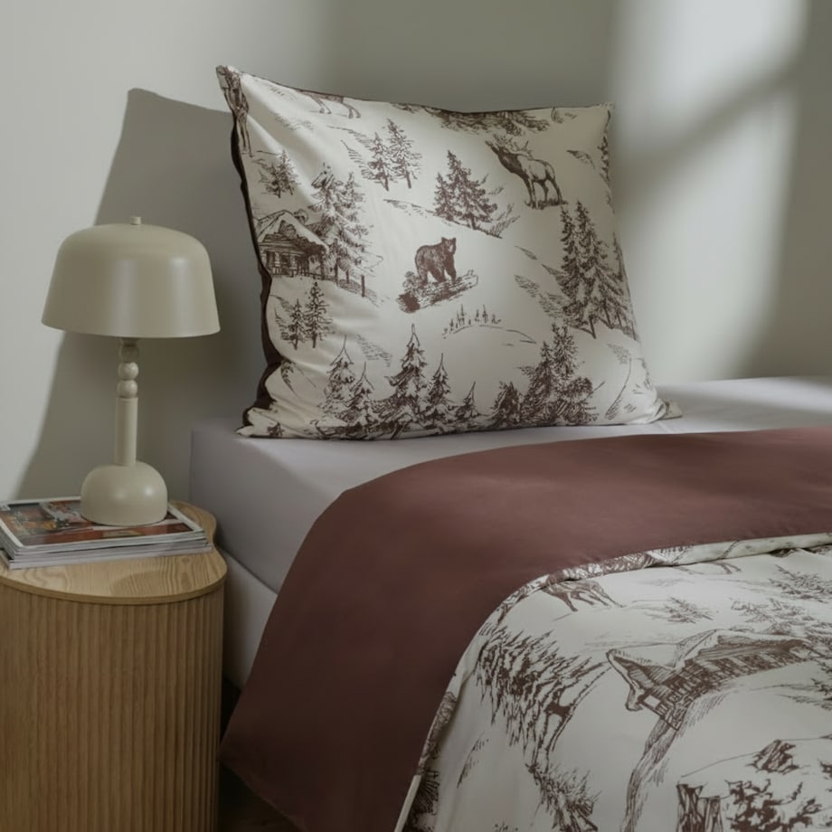 Pościel z bawełny satynowej Foresto 140x200 cm