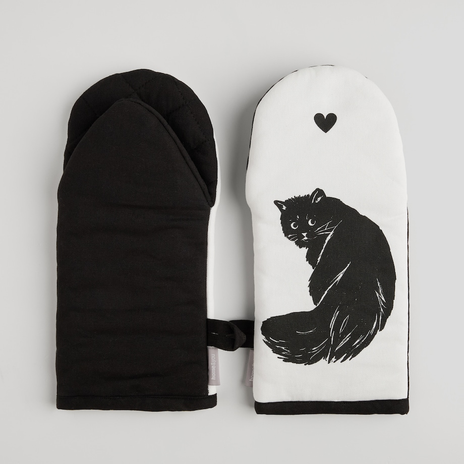 Komplet Rękawic Kuchennych Kitki 14x30 cm z motywem zwierzęcym