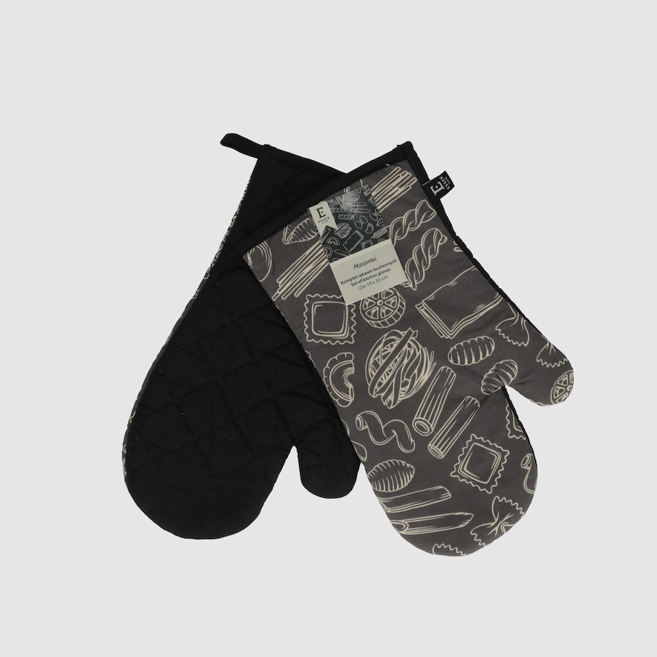 Komplet Rękawic Kuchennych Macaroni 19x30 cm