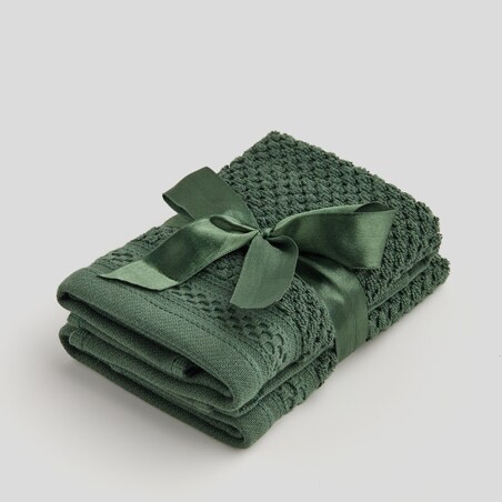 Komplet 2 szt. ręczników do twarzy lub do rąk Risso 30x30 cm