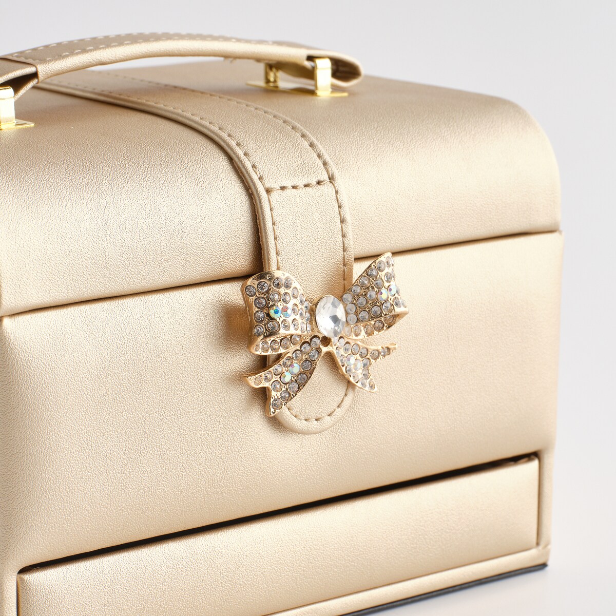 Szkatułka z lustrem i szufladkami Patricia 18x14 cm