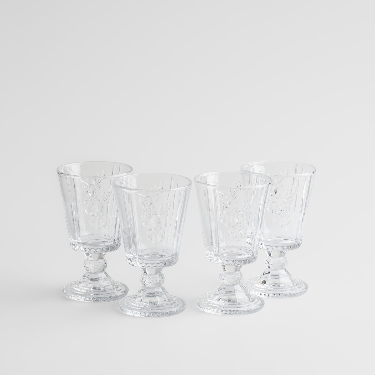 Komplet Kieliszków Do Wina Dreri z motywem renifera