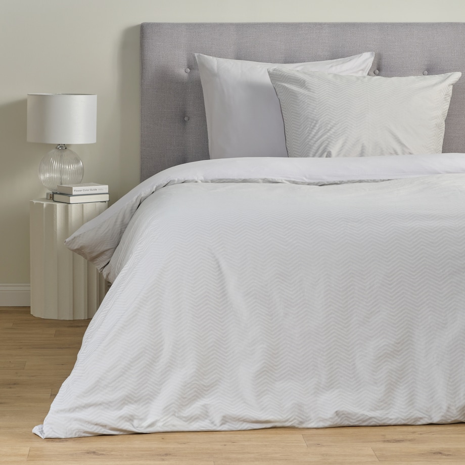 Pościel z bawełny satynowej Samjon 200x220 cm z motywem geometrycznym