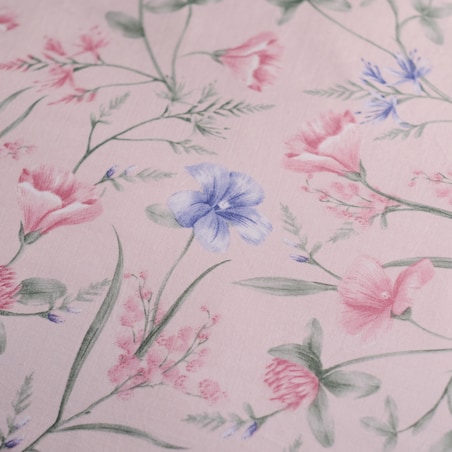 Pościel z bawełny satynowej Kiros 200x220 cm z motywem kwiatowym