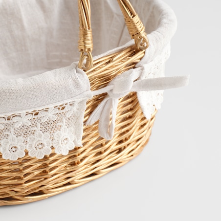 Koszyk z rączką Cabra 23x30 cm