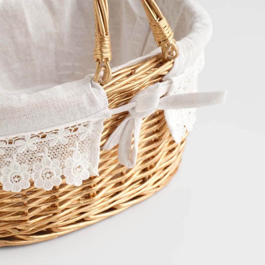 Koszyk z rączką Cabra 23x30 cm