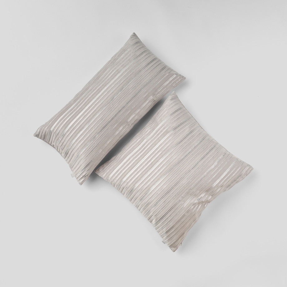 Poszewka Welwetowa Calama 45x45 cm w paski