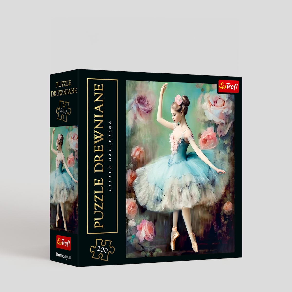 Puzzle drewniane Little Ballerina z motywem postaci