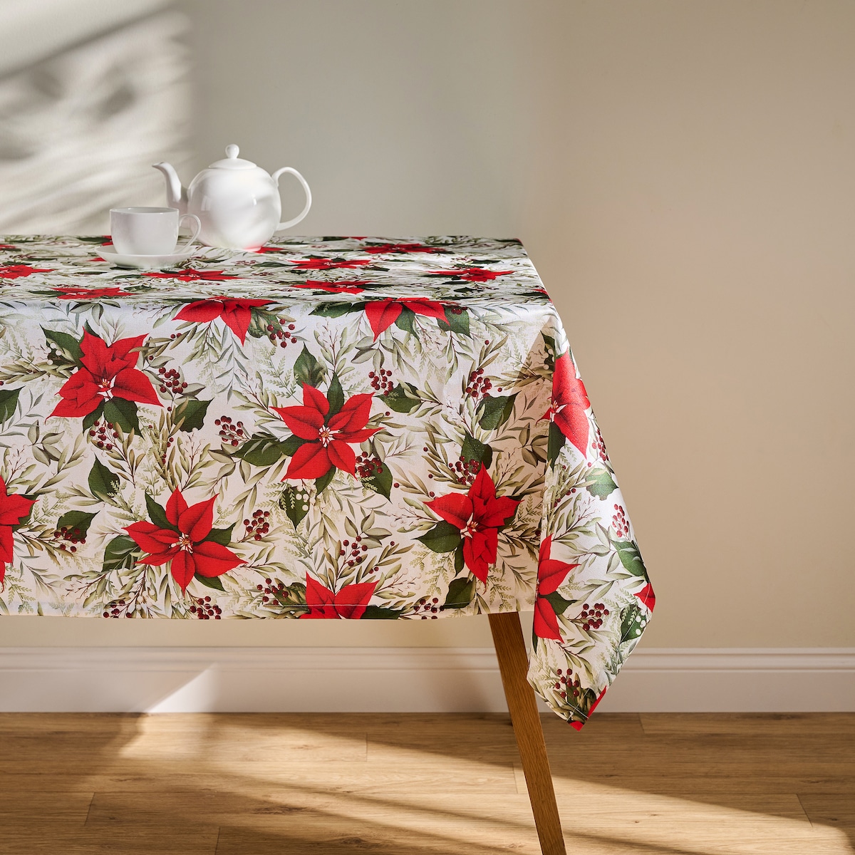 Obrus Drukowany Poinsetta 150x220 cm