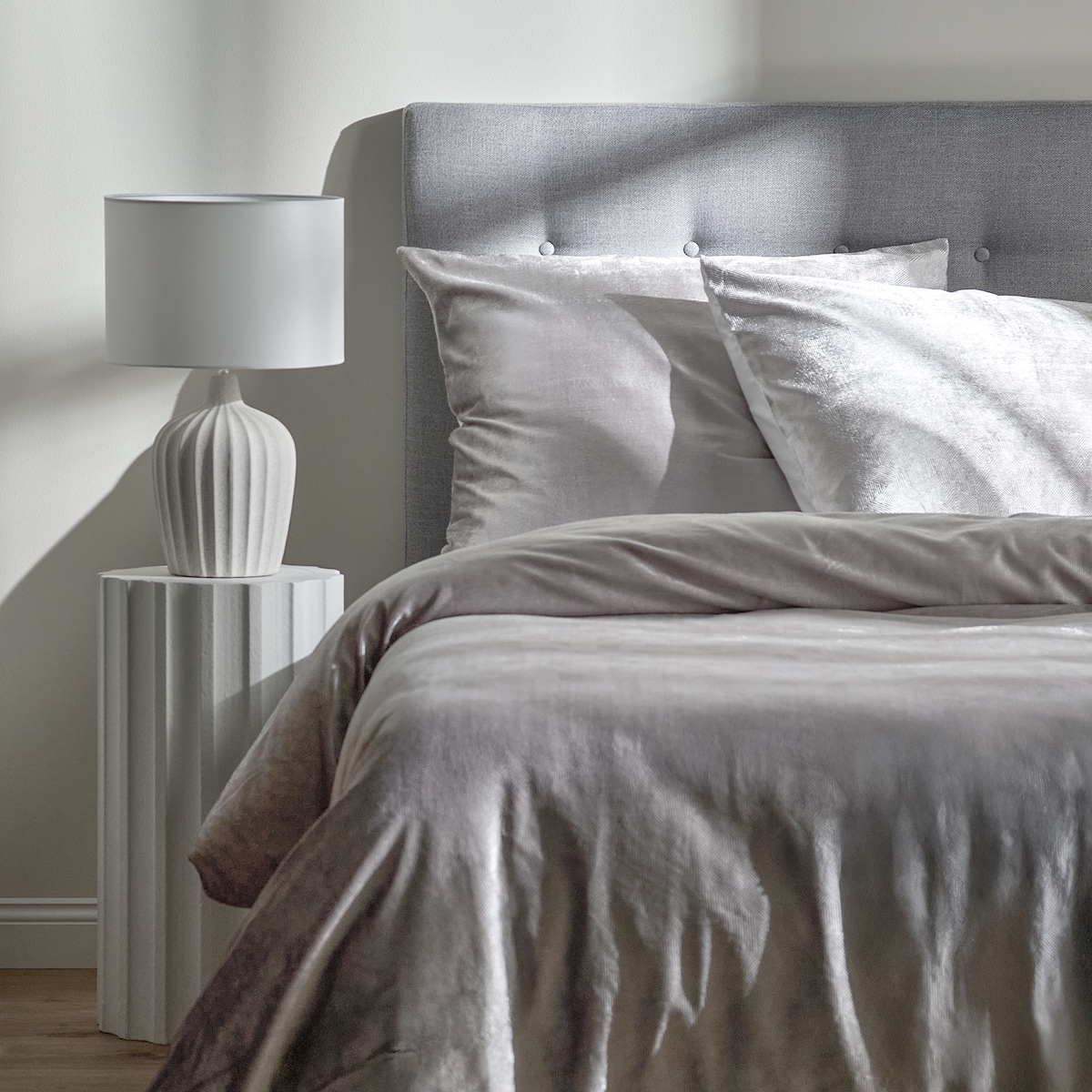 Pościel Welwetowa Perlita 200x220 cm z motywem abstrakcyjnym