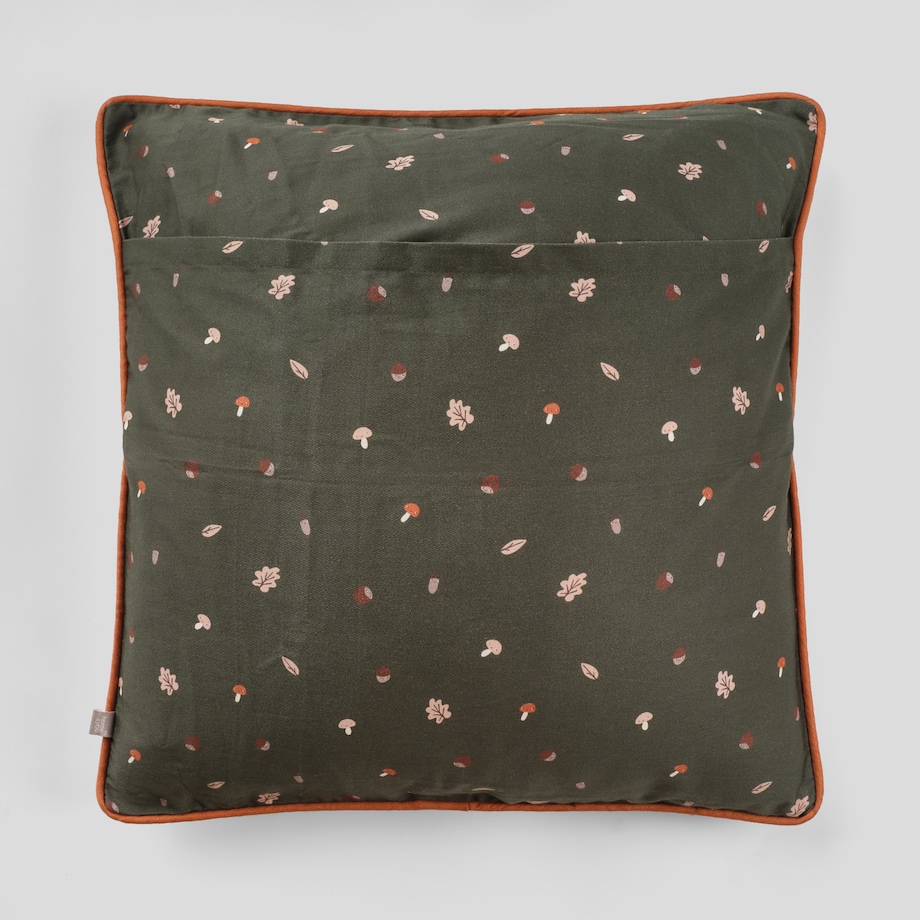 Poszewka Drukowana Nooks 45x45 cm z motywem zwierząt leśnych