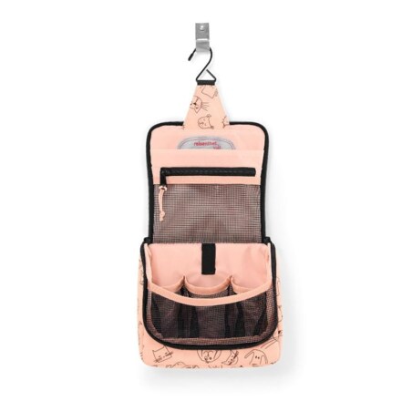 Kosmetyczka toiletbag S kids cats and dogs rose - poliester