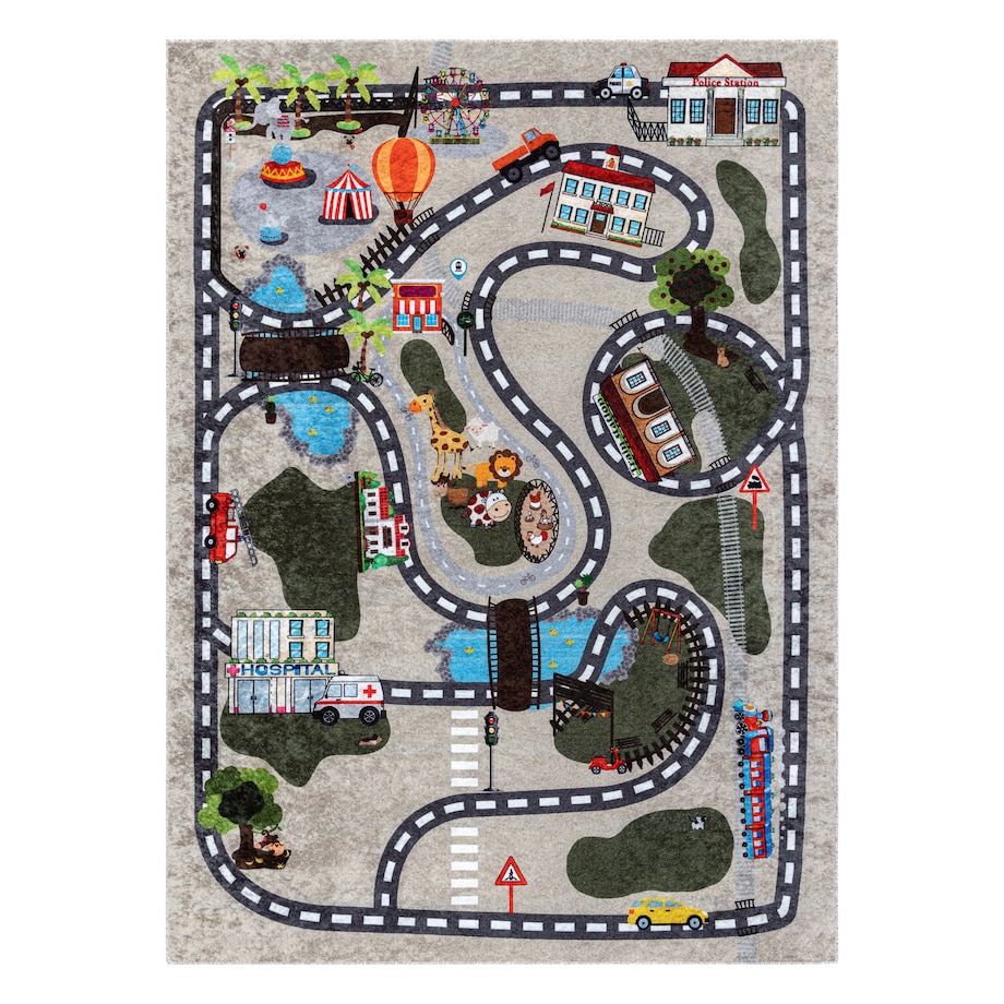 Dywan do prania JUNIOR 51803.804 Miasto, 80x150 cm